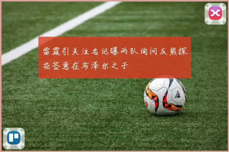 雷霆引关注名记曝两队询问灰熊探花签意在布泽尔之子